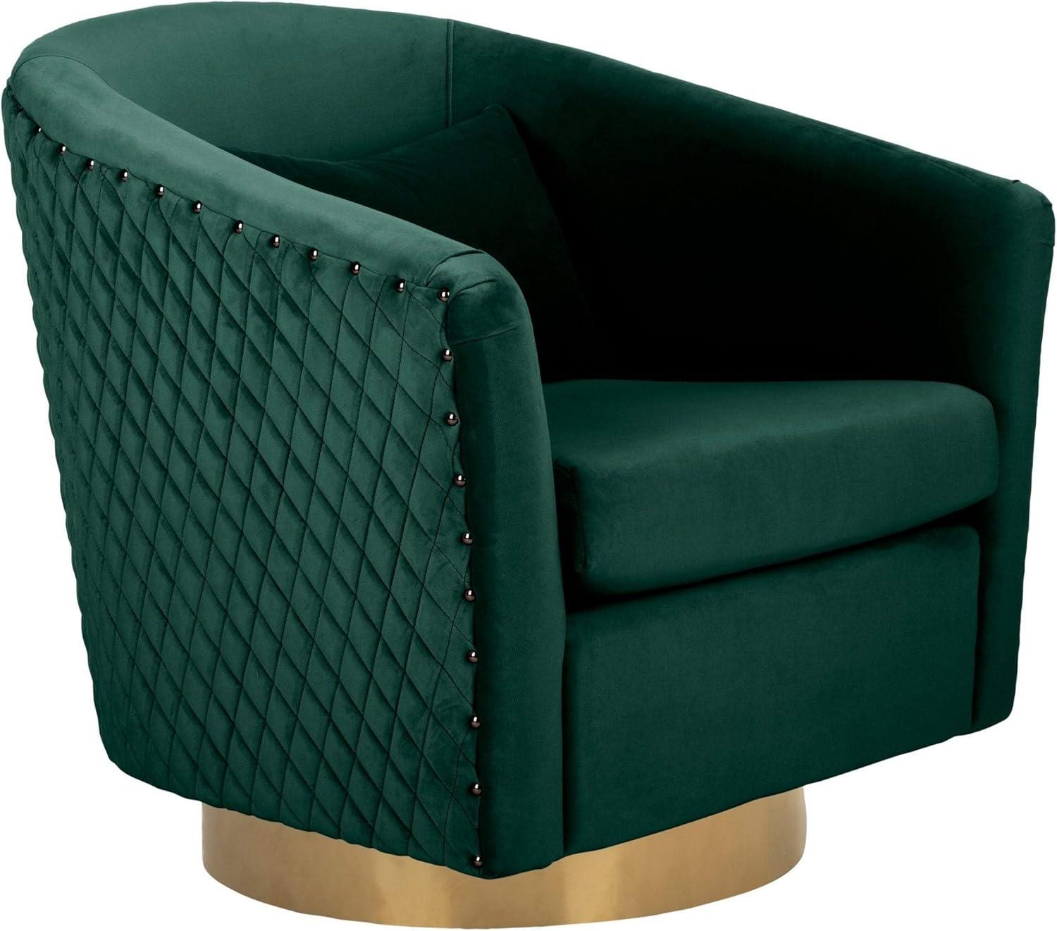 Skye Upholstered Swivel Barrel Chair