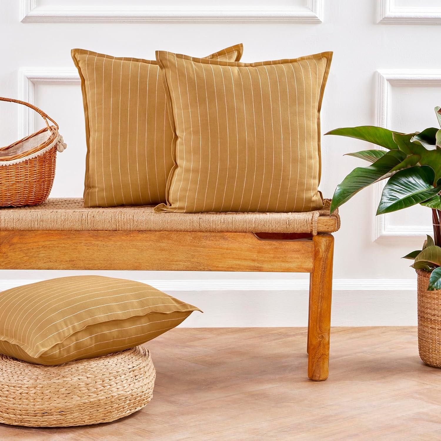 Solino Home Santa Barbara - 100% Pure Linen Pillow Cover