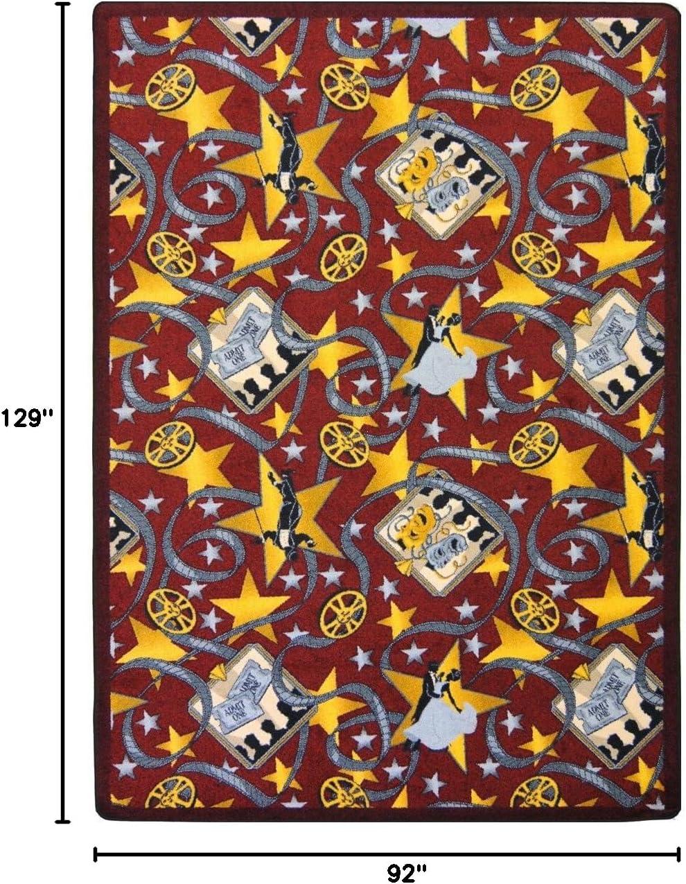 Joy Carpets Gaming and Entertainment Silver Screen by Joy Carpets Area Rug