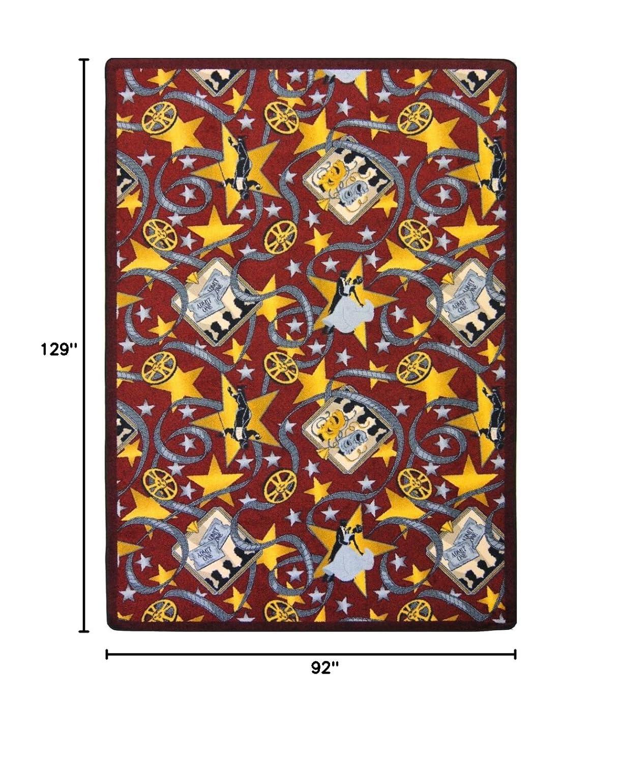 Joy Carpets Gaming and Entertainment Silver Screen by Joy Carpets Area Rug