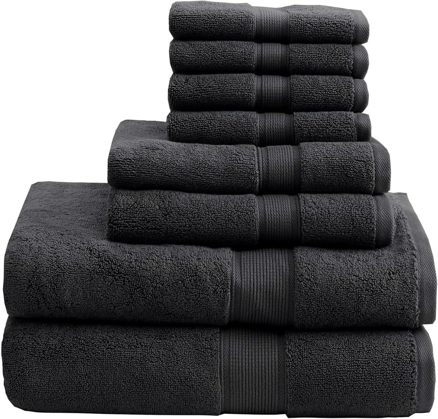 Madison Park Signature 800GSM Ultra-Soft 100% Cotton Absorbent Towel Set