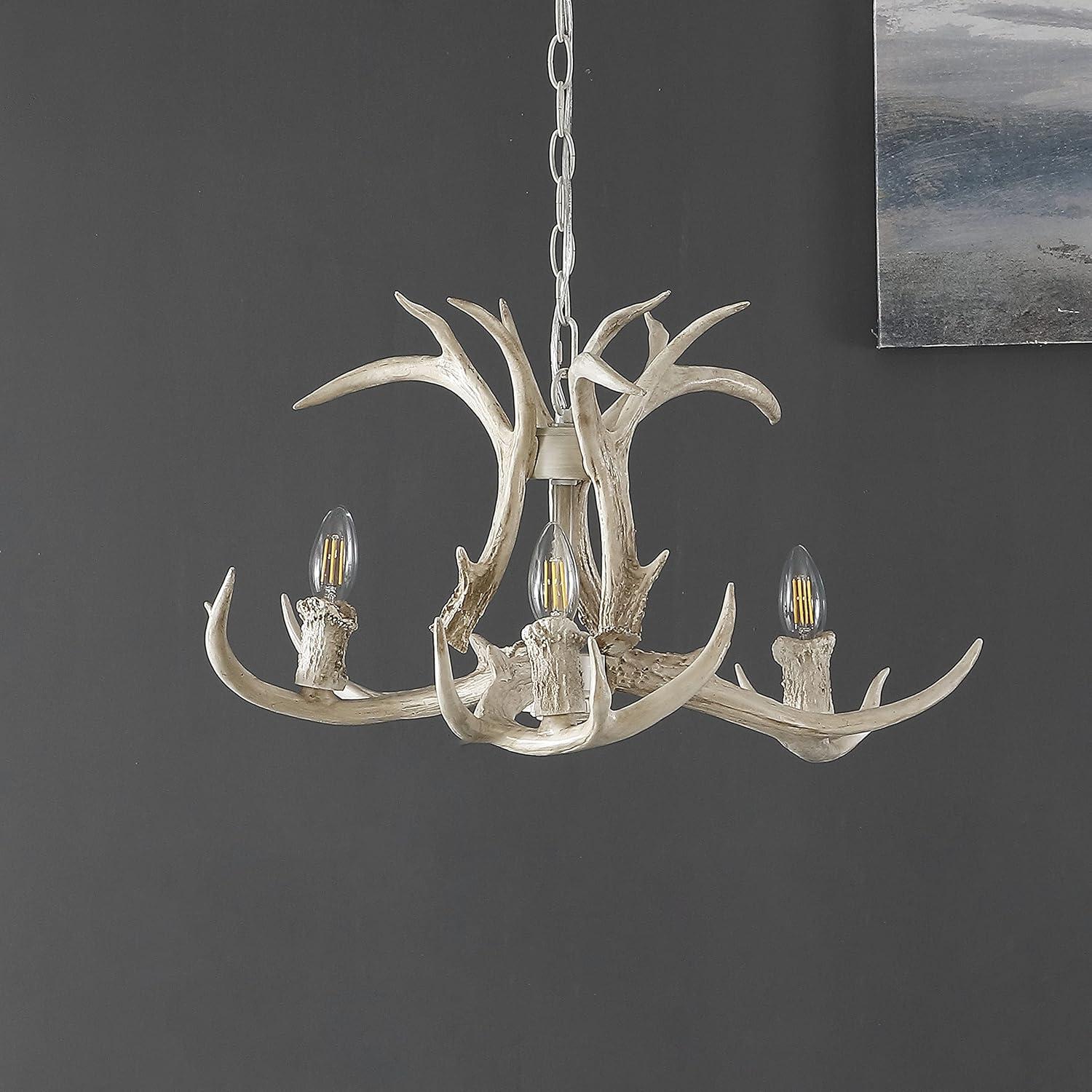 Cenwyn Chandelier - Antique White - Safavieh.