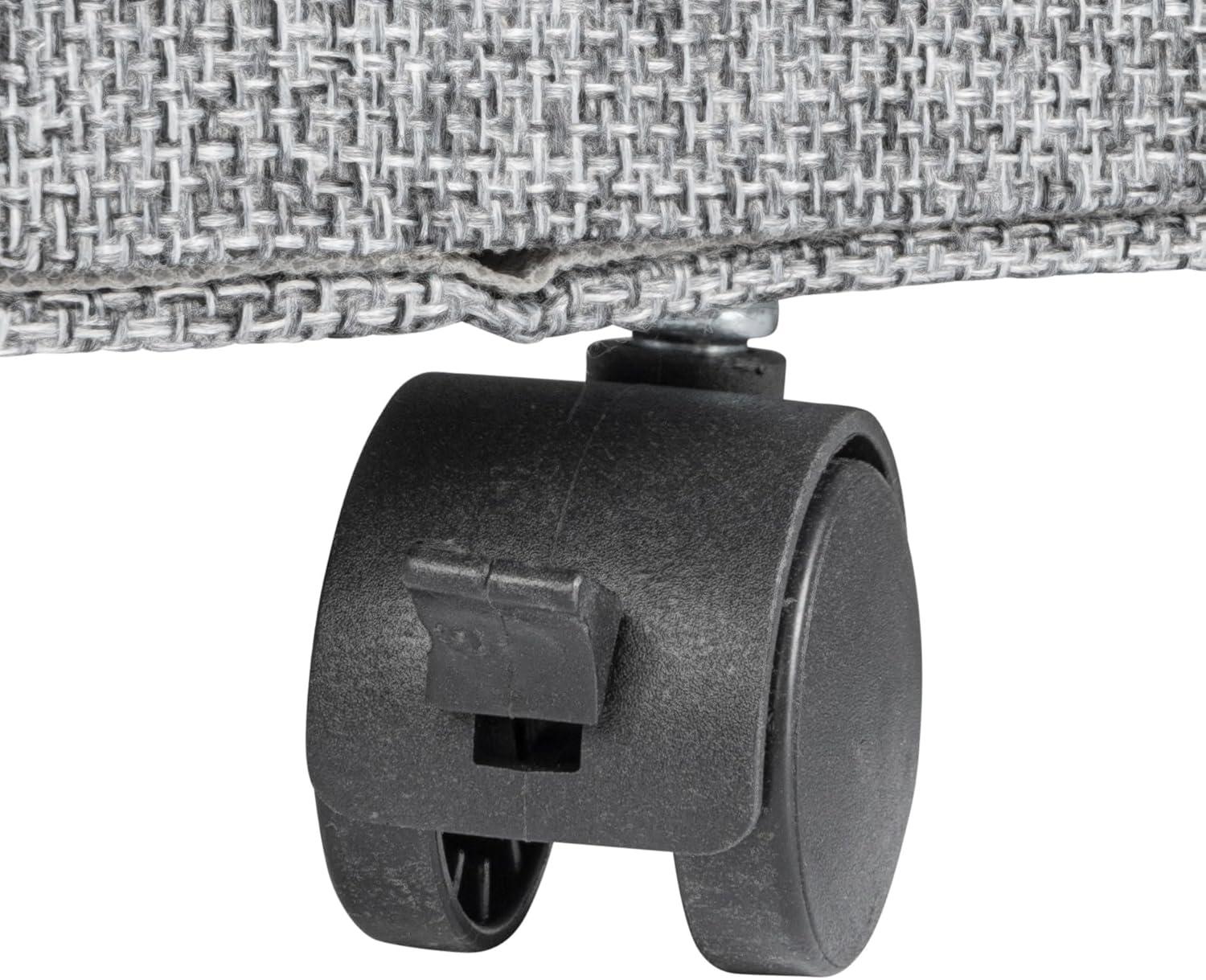 Household Essentials Rolling Laundry Hamper with Handles