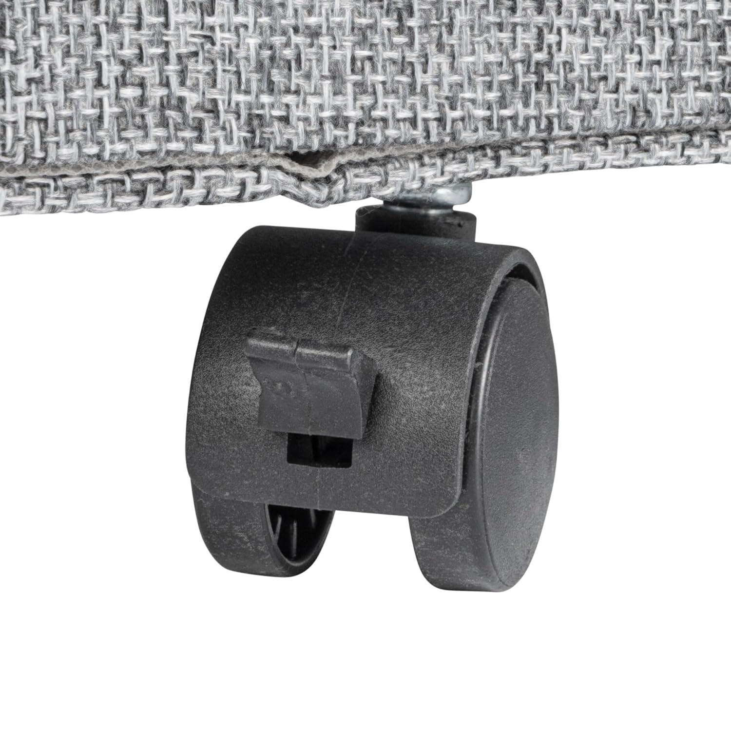 Household Essentials Rolling Laundry Hamper with Handles