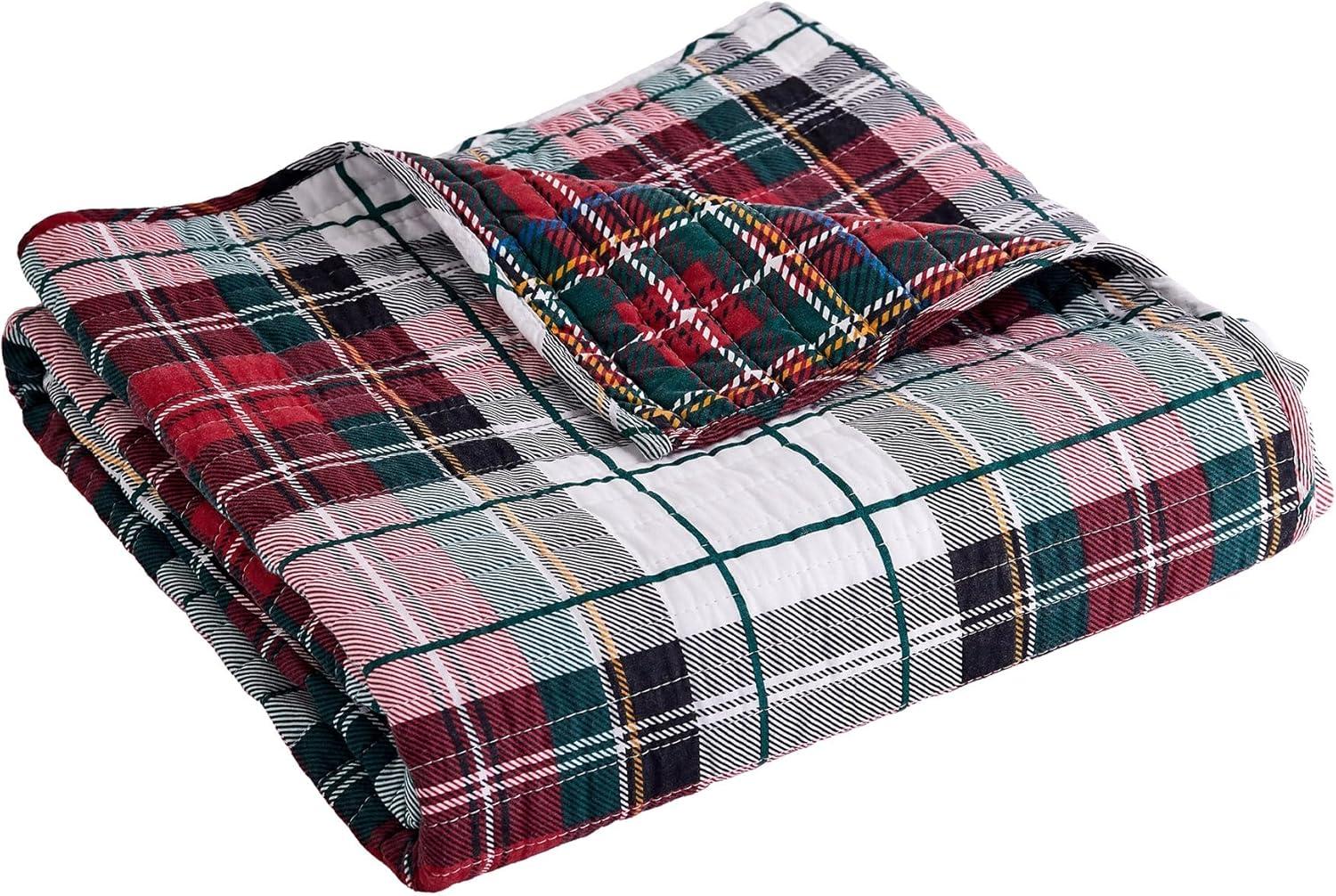 Spencer Plaid Quilted Throw - Levtex Home