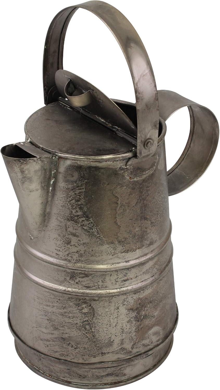 Stonebriar Decorative Silver Metal Pitcher