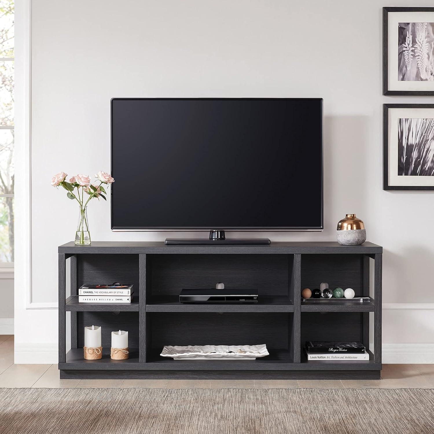 Henn&Hart 58" Gray Oak TV Stand