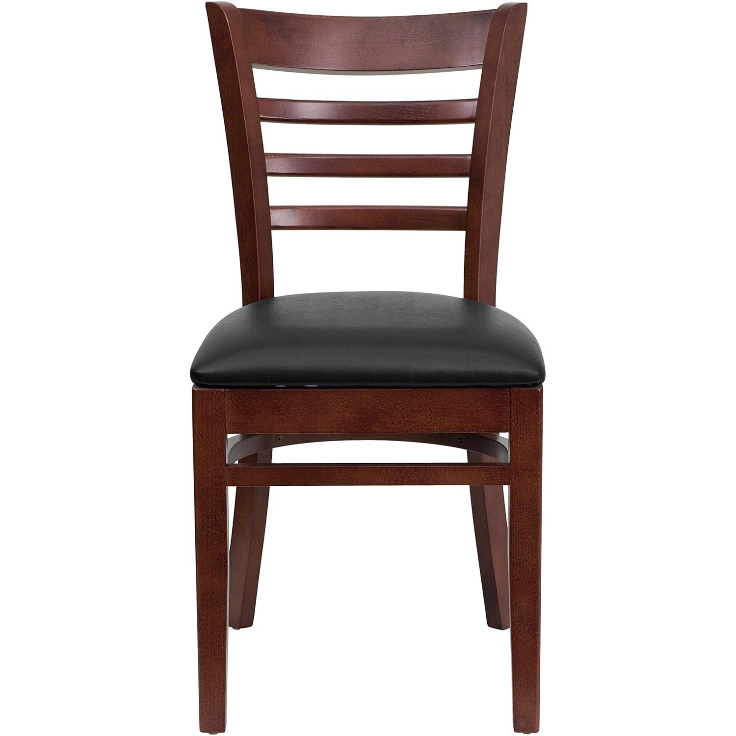 Red Barrel Studio® Ladder Back Wooden Restaurant Chair