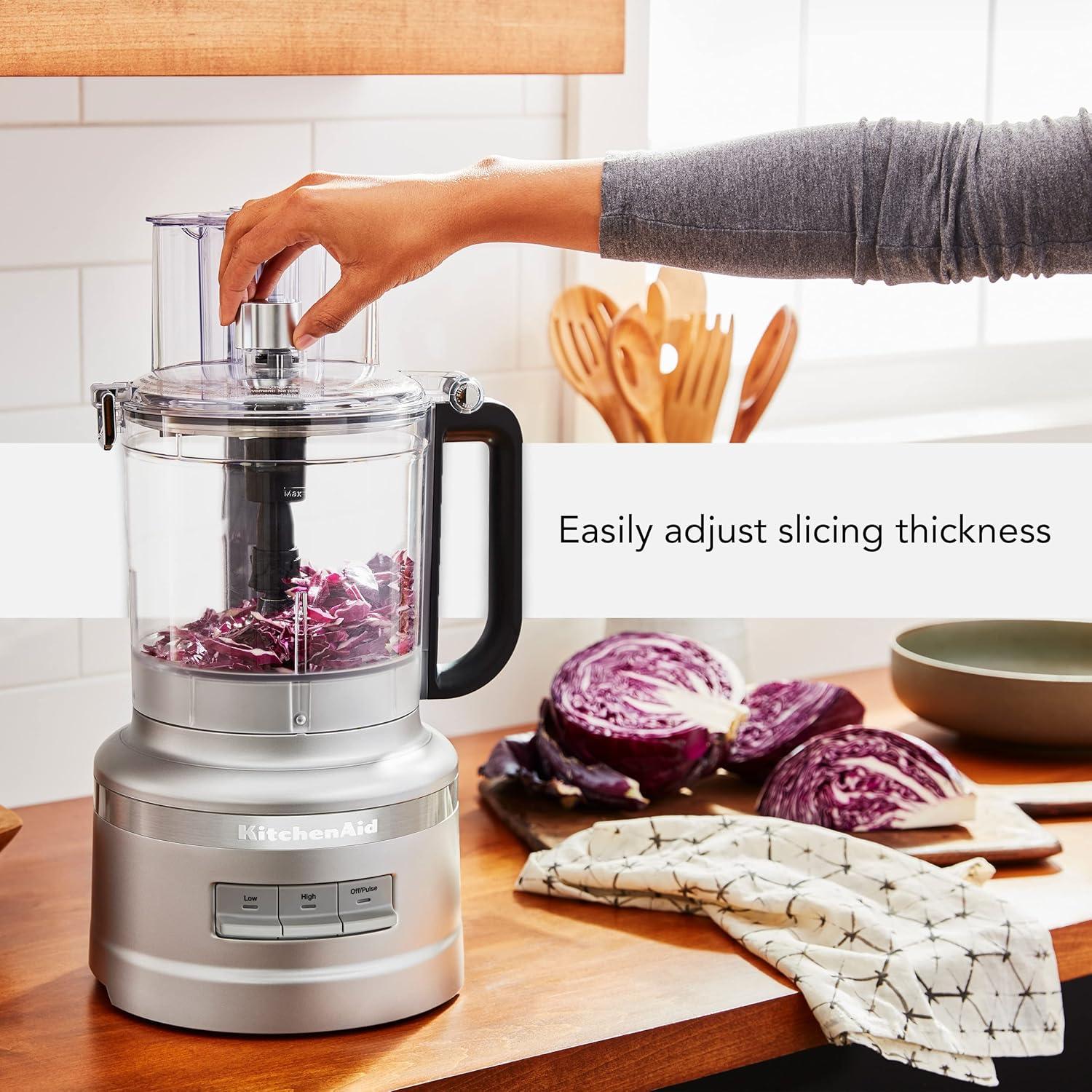 Contour Silver 13-Cup Food Processor with Variable Speed