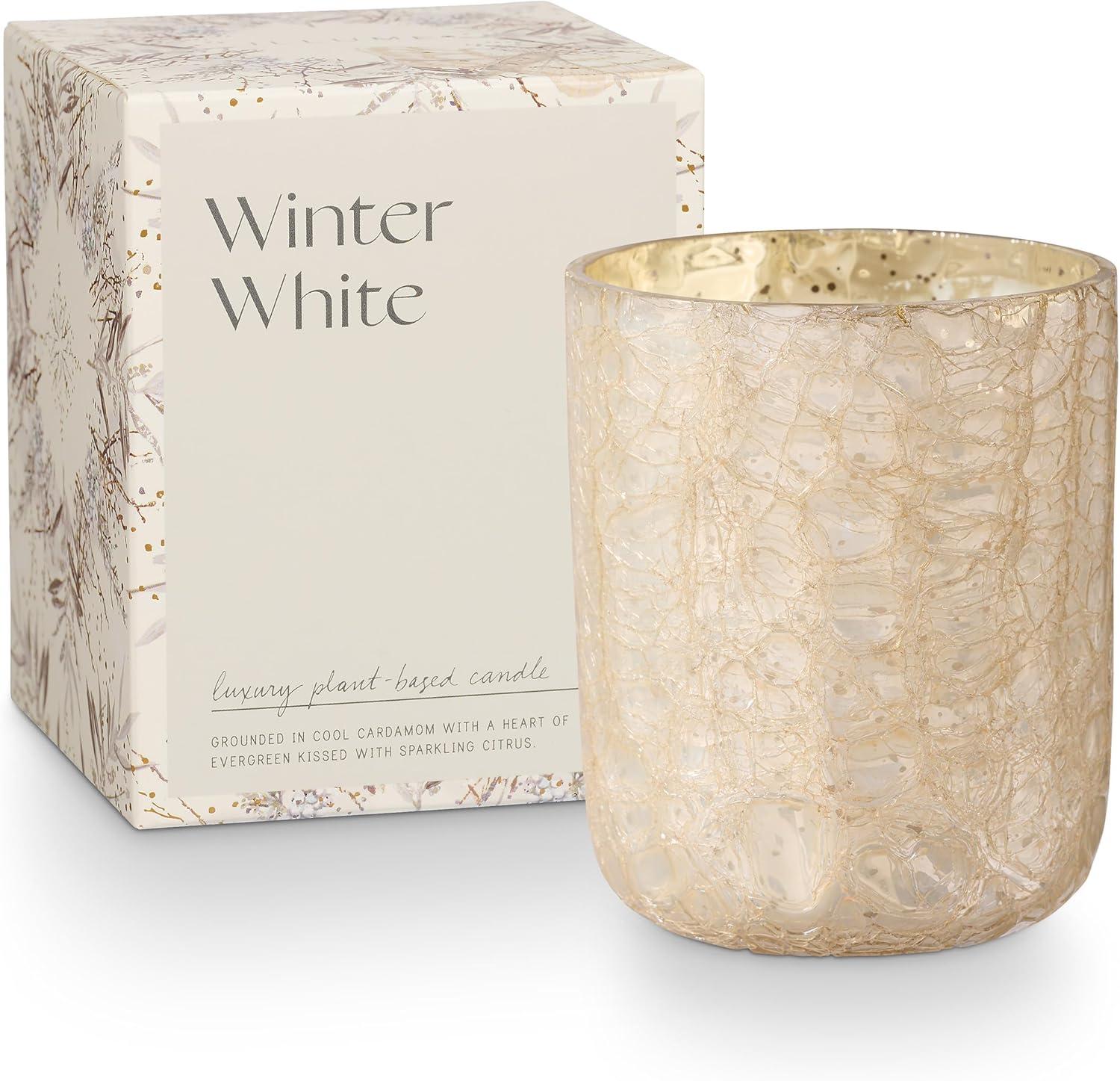 Noble Holiday Winter White Candle