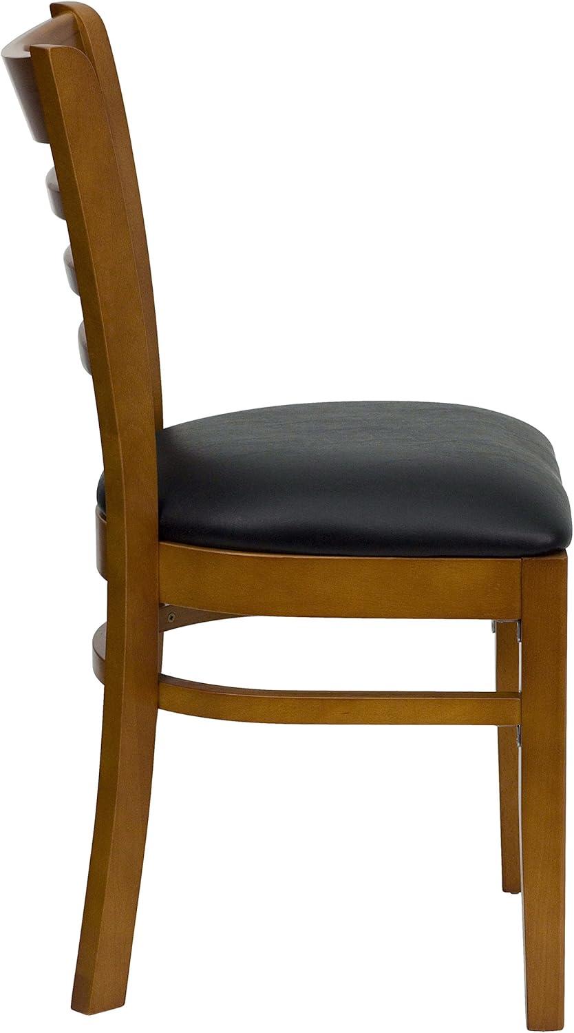 Red Barrel Studio® Ladder Back Wooden Restaurant Chair