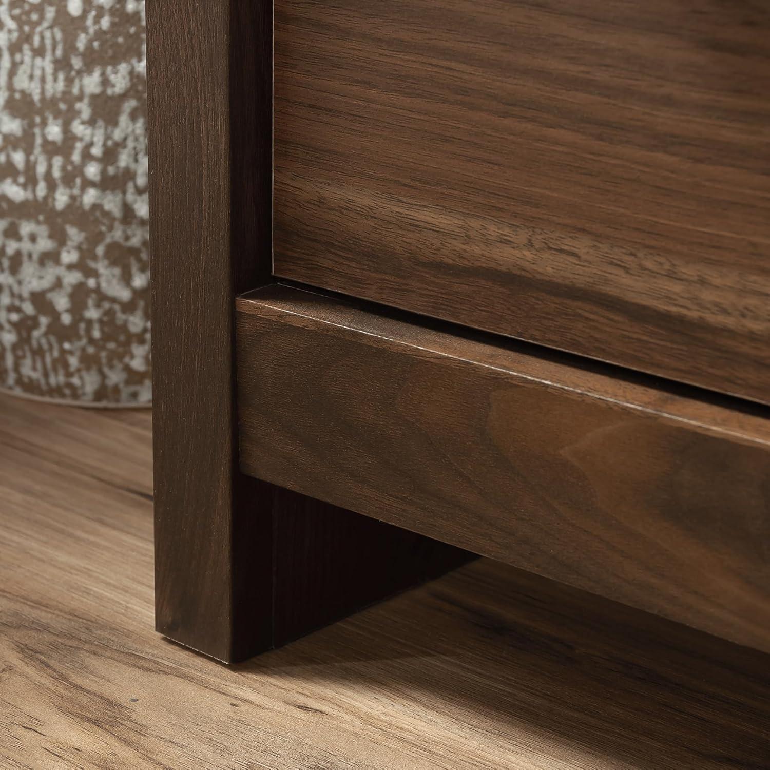 River Ranch 6 Drawer Dresser Grand Walnut - Sauder: Spacious Storage, Modern Style