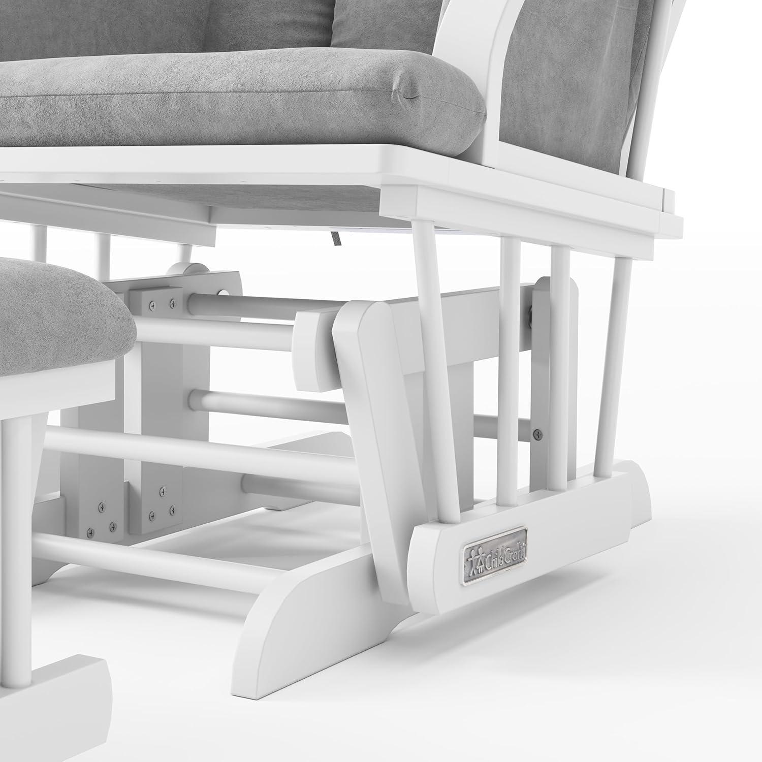 Child Craft Cozy Glider Rocker and Ottoman