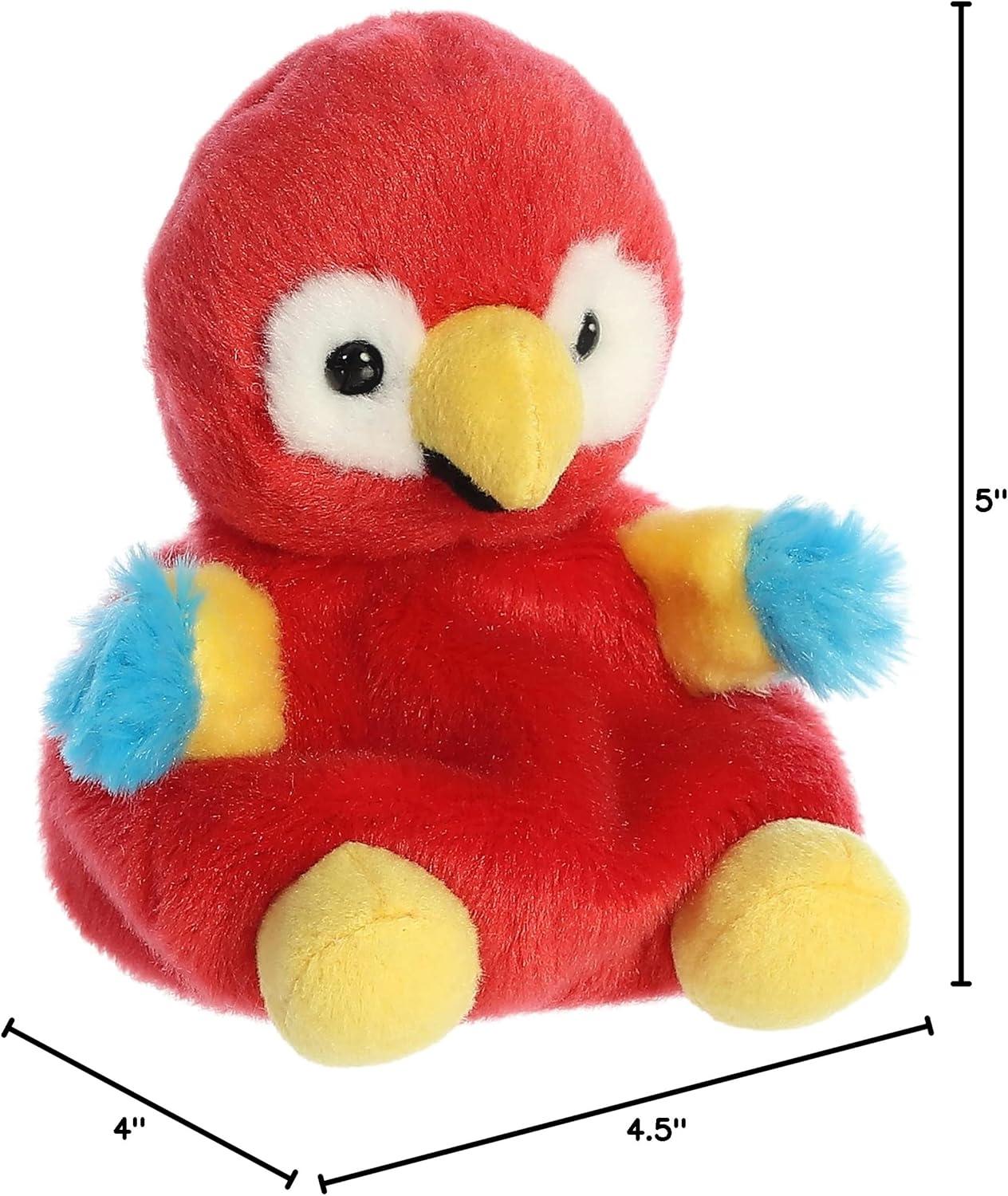Aurora - Mini Red Palm Pals - 5" Scarlette The Macaw - Adorable Stuffed Animal