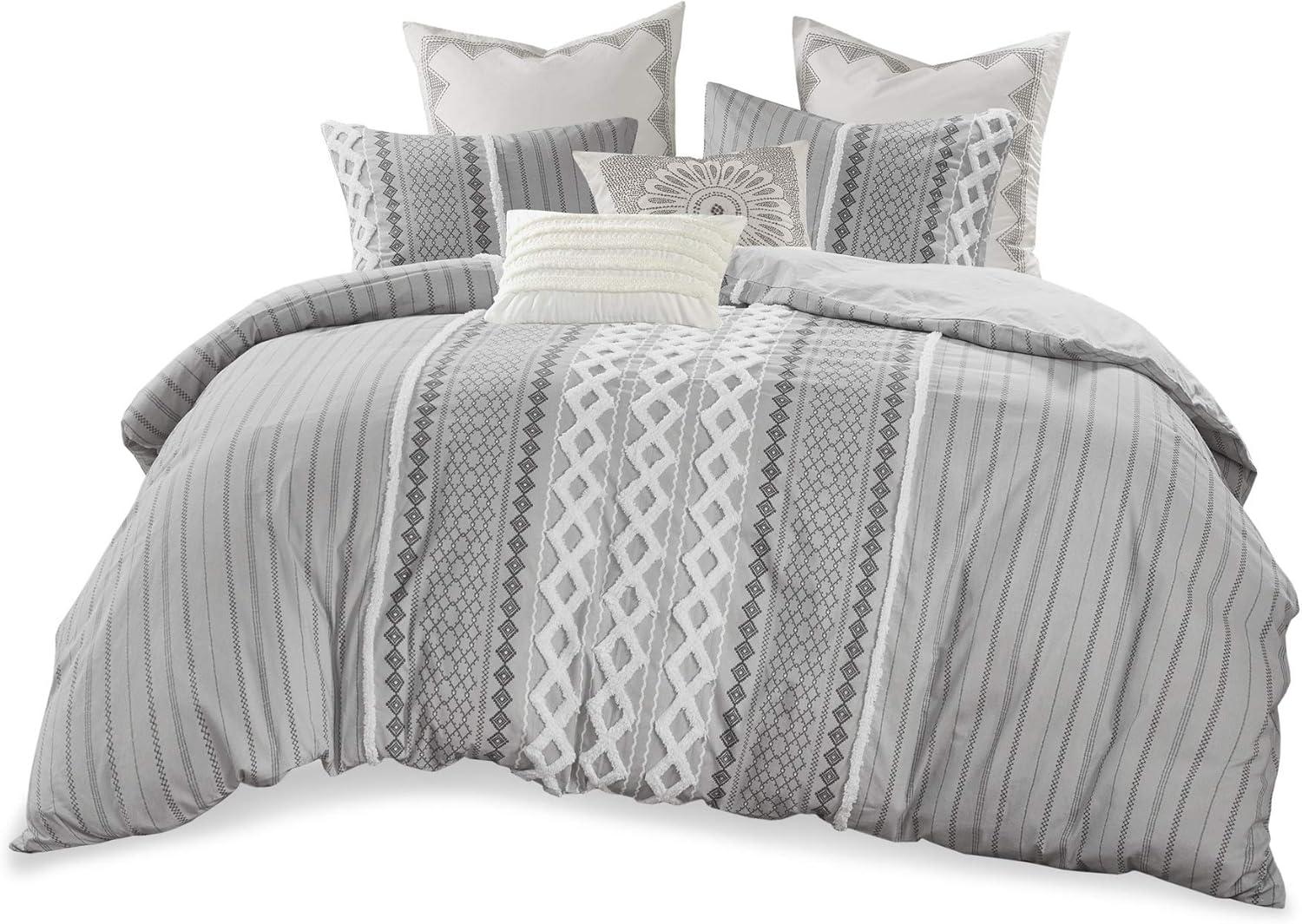 Ink+Ivy 3pc Imani Cotton Comforter Set with Chenille