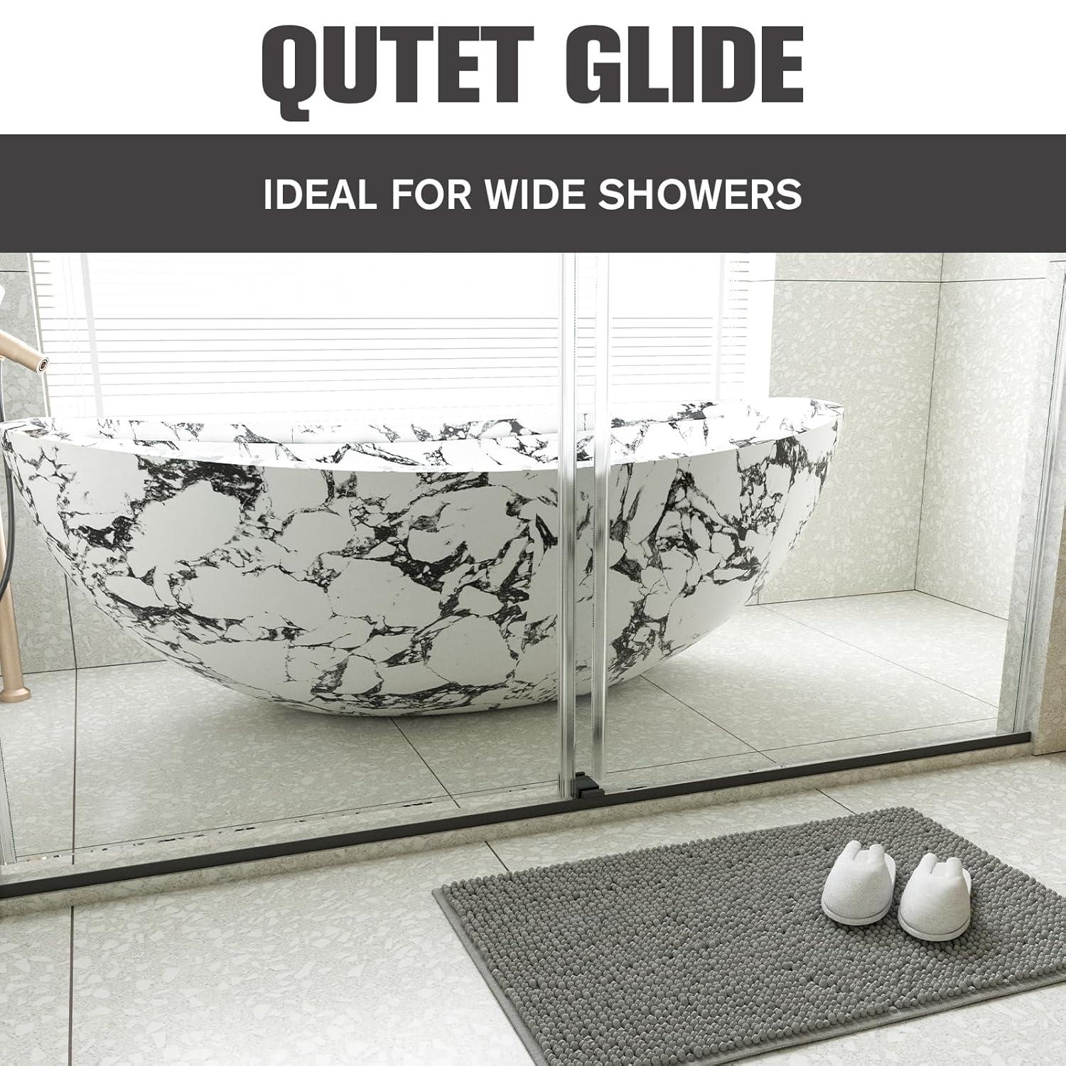 Dimorphos 56-60"W x 76"H Frameless Double Sliding Shower Door with 10mm Tempered Glass Door 11DD161822LL