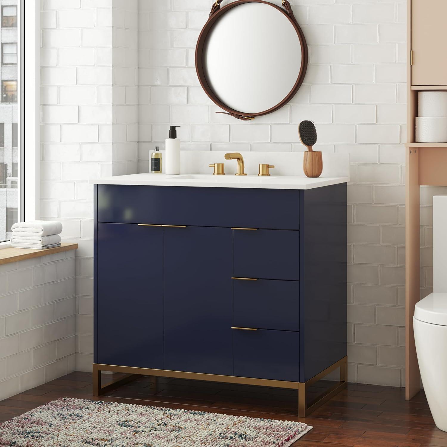 CosmoLiving by Cosmopolitan Leona 24” Bathroom Vanity