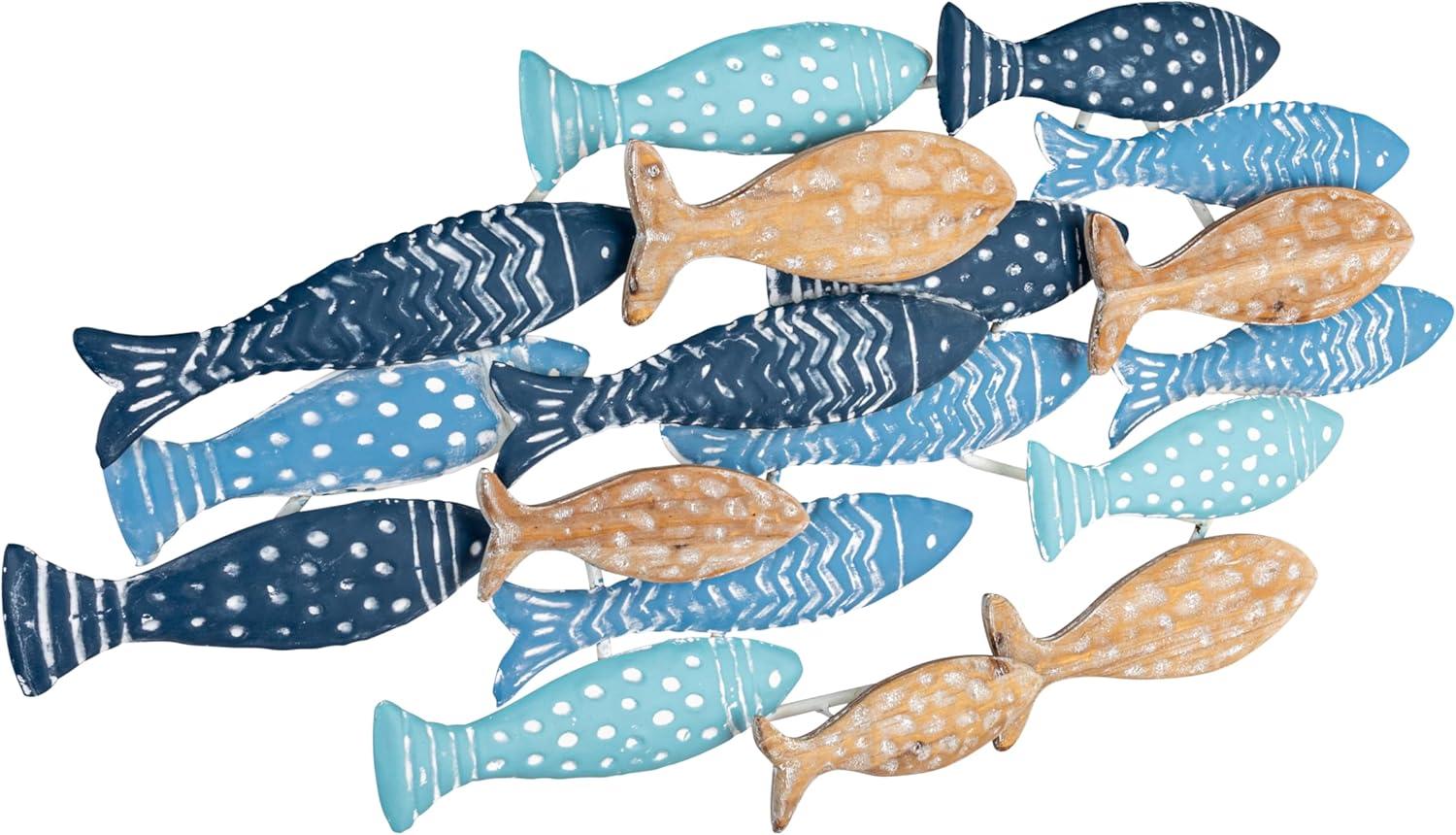 Highland Dunes Coastal Animals Wall Decor on Metal