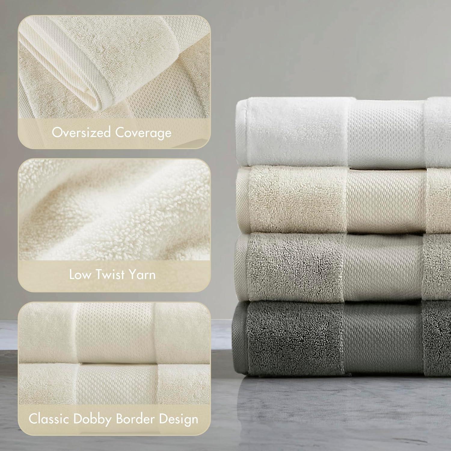 Madison Park Signature Turkish 100% Cotton Bath Sheet 2 Piece Set (Set of 2)