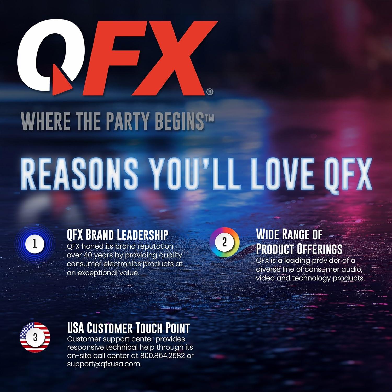 QFX Retro-39BT Shoebox-Style Cassette Player/Recorder with Bluetooth, FM Radio, USB input, Black