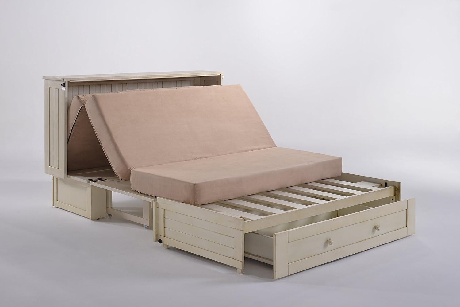 Daisy Queen Size Murphy Bed Cabinet with Storage & Charging Ports