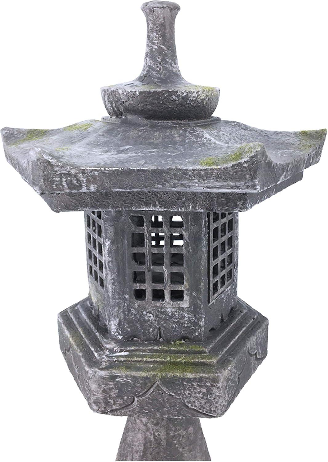 38In Grey Stone Pagoda Lantern