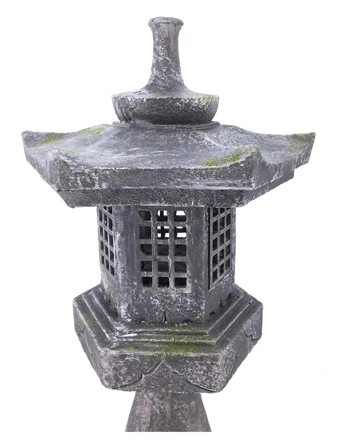 38In Grey Stone Pagoda Lantern
