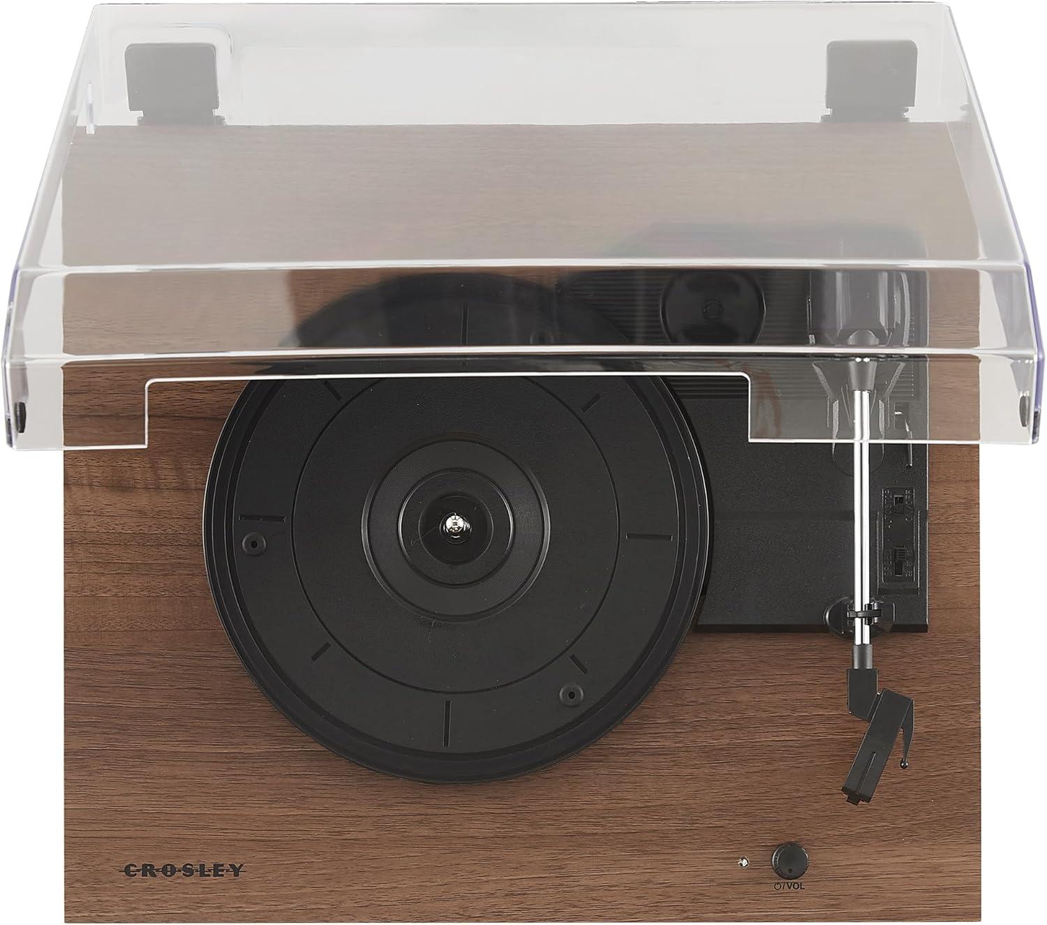 Crosley Riff Bluetooth Vinyl Record Player with Speakers, 3-Speed Turntable, 6 Modular Layouts