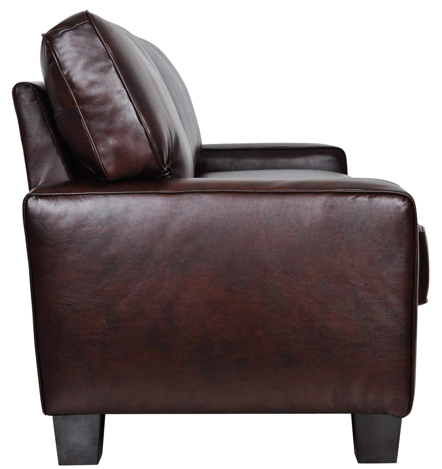 Serta Palisades Upholstered Tool-Free Assembly Square Arm 73" Sofa