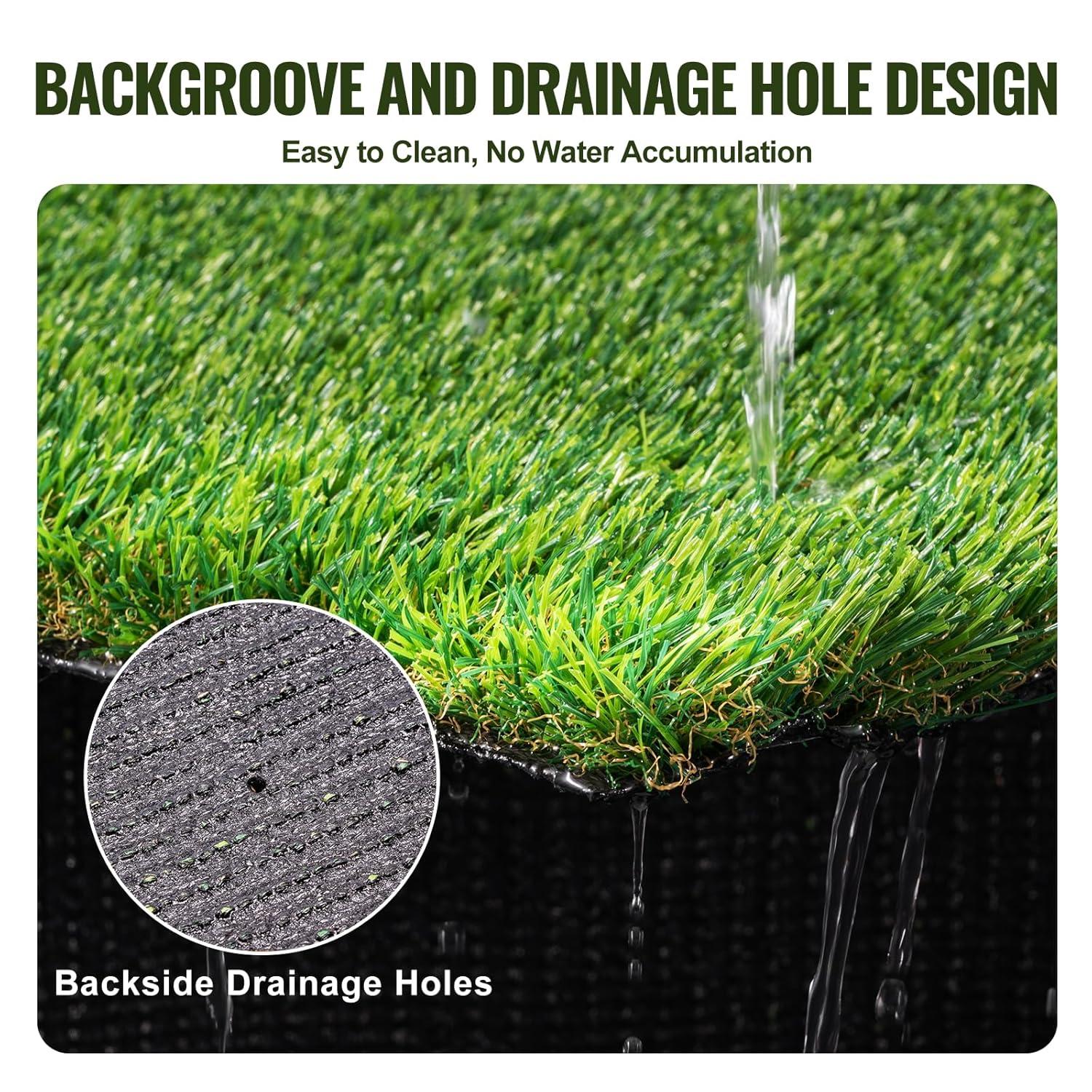 VEVOR 12" x 12" Artificial Grass Turf Panels (Set of 9)