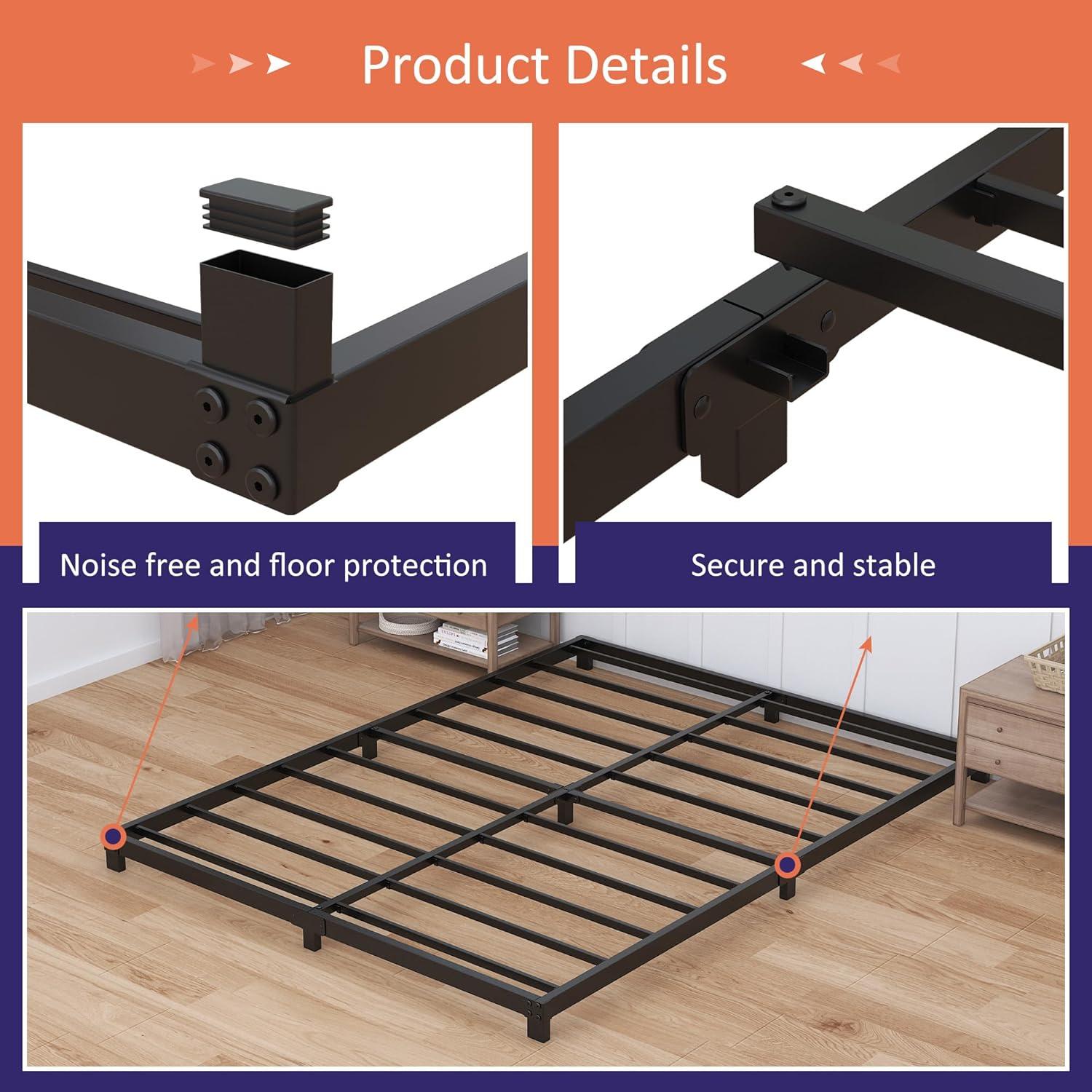 4 Inch Metal Platform Bed Frame