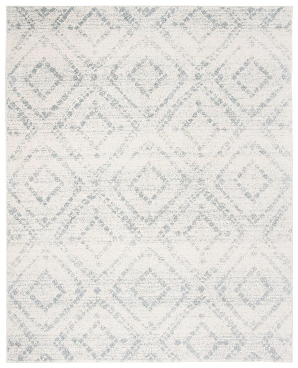 Adirondack ADR131 Machine Made Indoor Area Rug - Ivory/Light Blue - 8'x10' - Safavieh