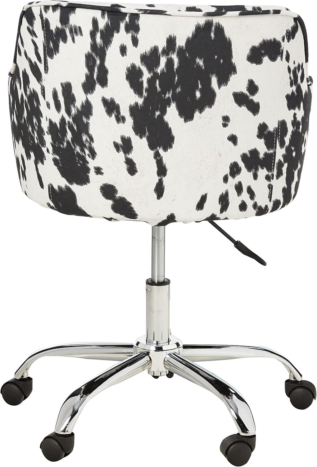 OSP Home Furnishings Bristol Task Chair with Udder Madness Domino Fabric