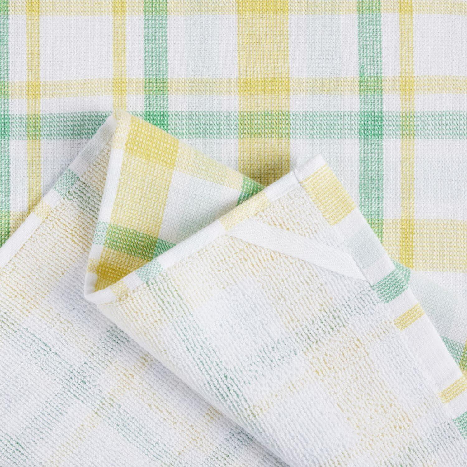 Martha Stewart Valley Plaid Dual Purpose Kitchen Towel 2-Pack Set