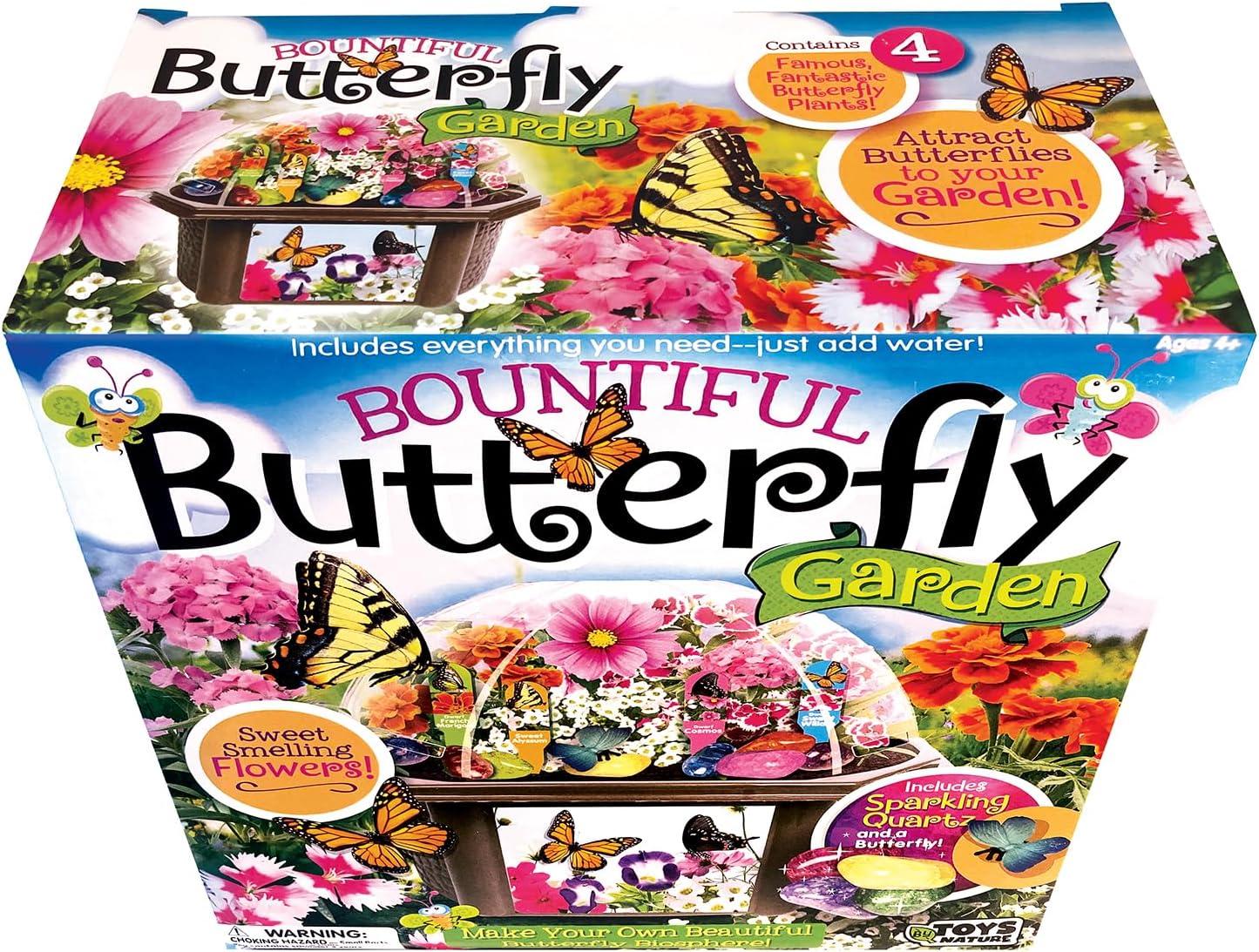 Toys By Nature: Butterfly Garden - DIY Terrarium Kit, Create Habitat