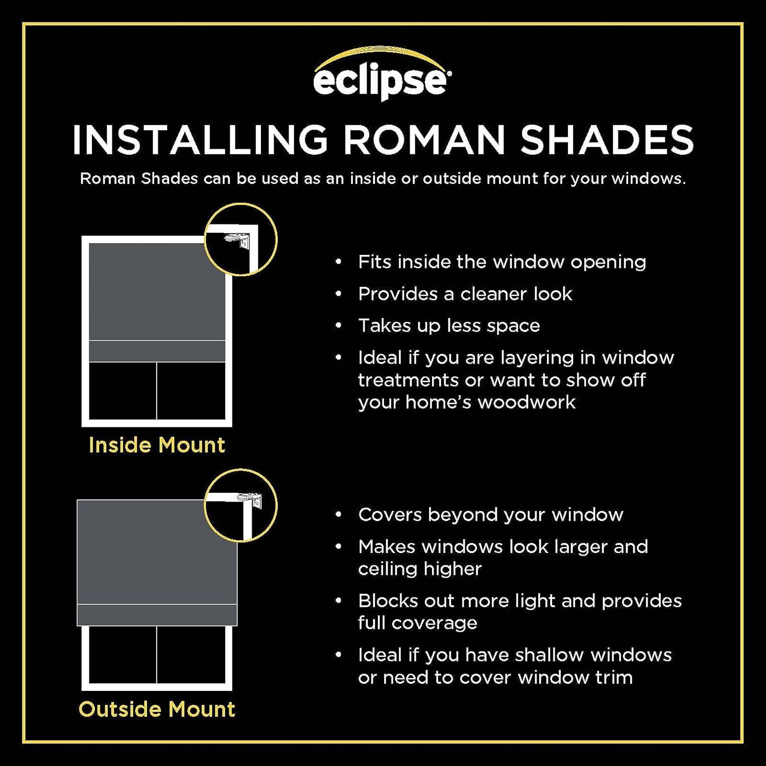Eclipse Blackout Roman Shade