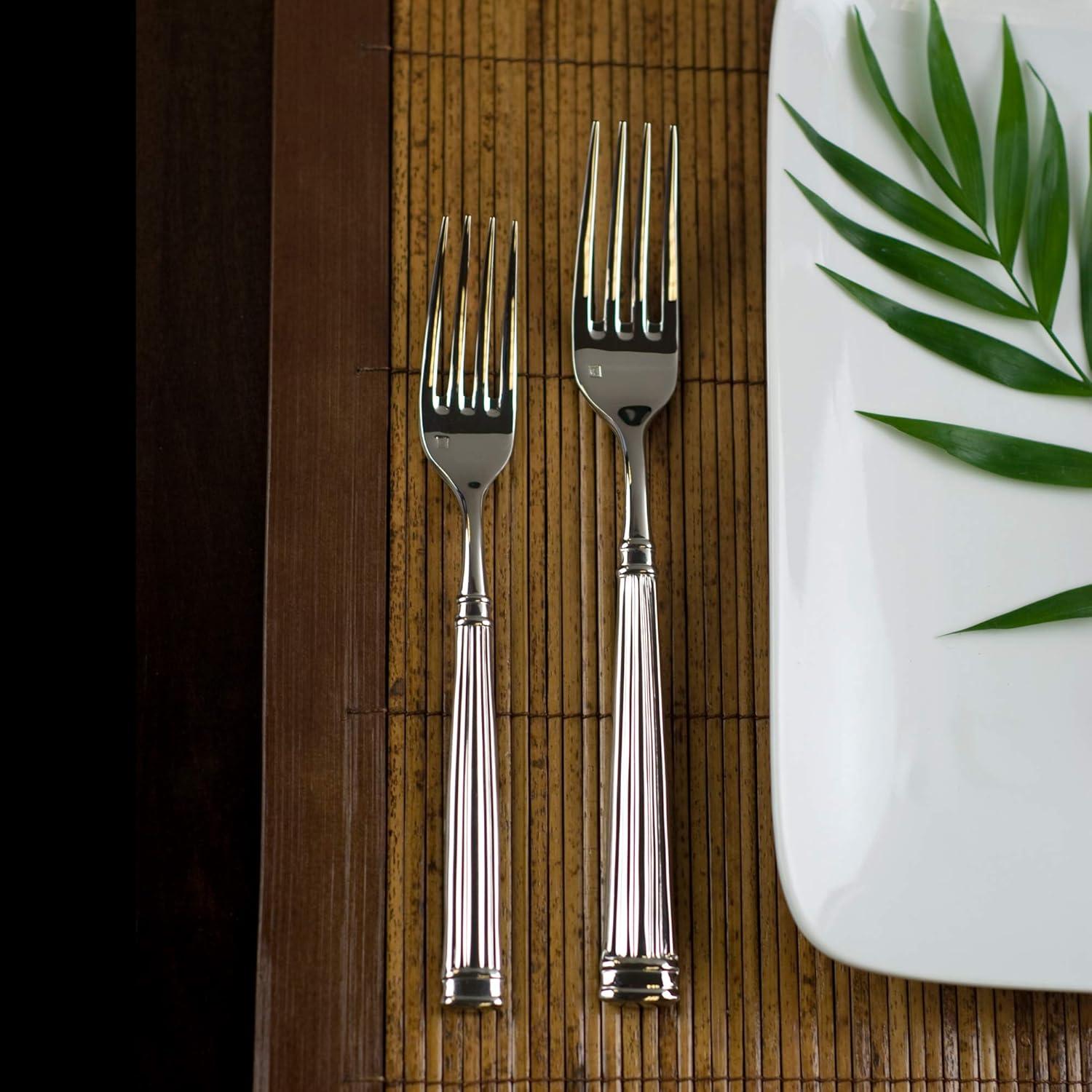 Doria 5 Piece 18/10 Stainless Steel Flatware Set, Service for 1