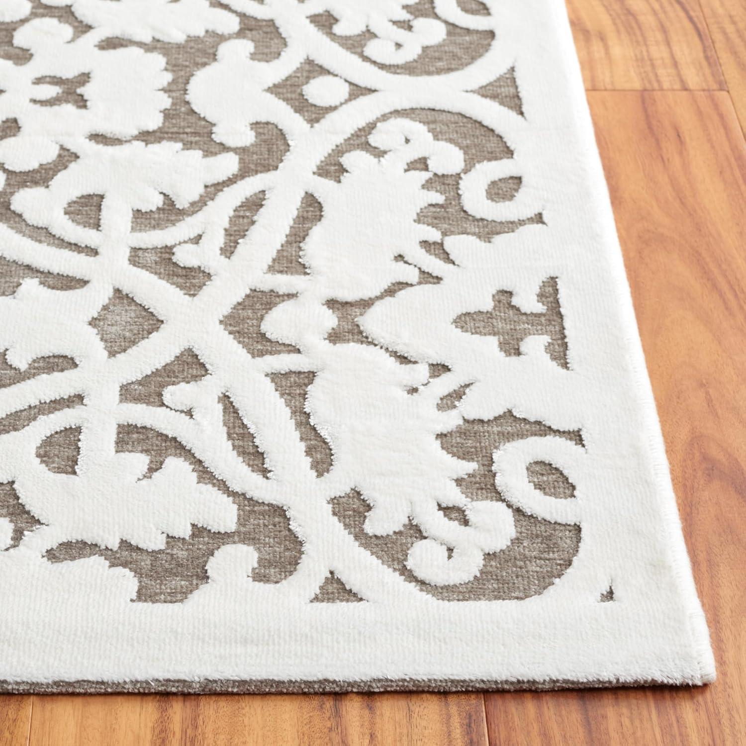 Paradise PARB636 Machine Made Indoor Area Rug - Ivory/Dark Grey - 5'x7'5" - Safavieh