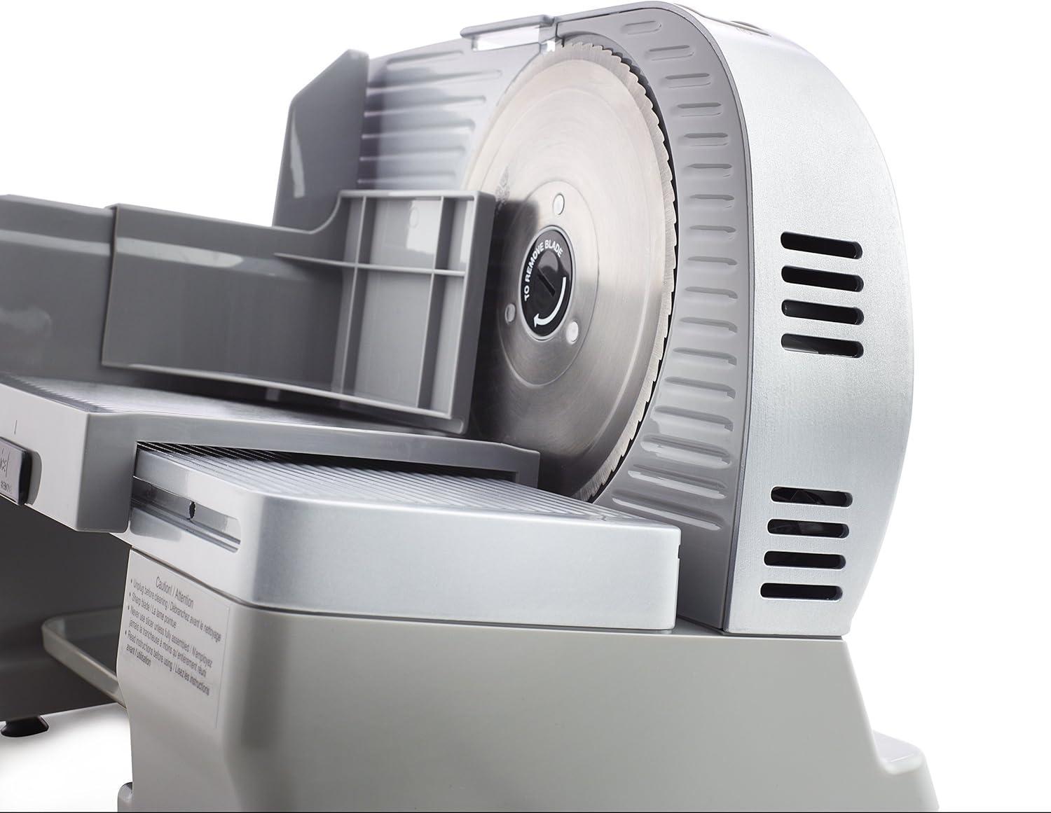 Chef's Choice Electric Meat Slicer with Stainless Steel Blade, 7-Inch, Silver, 609A