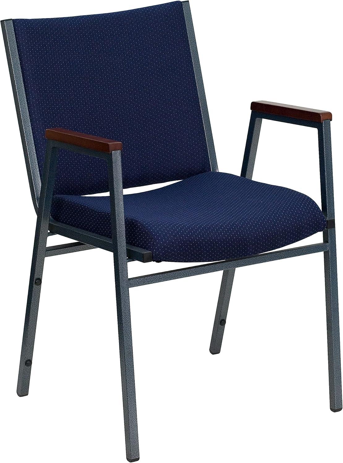Flash Furniture Aliya Heavy Duty Stack Chair with Arms (Set of 4)