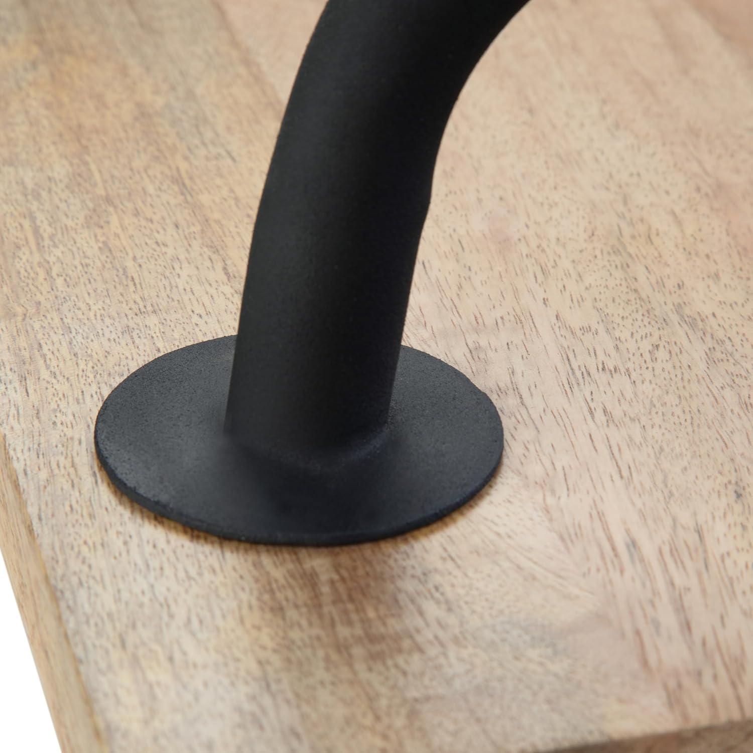 Simpli Home Berkeley 56"W Solid Mango Wood Industrial Entryway Bench with Sturdy Metal Legs & Reviews | Wayfair