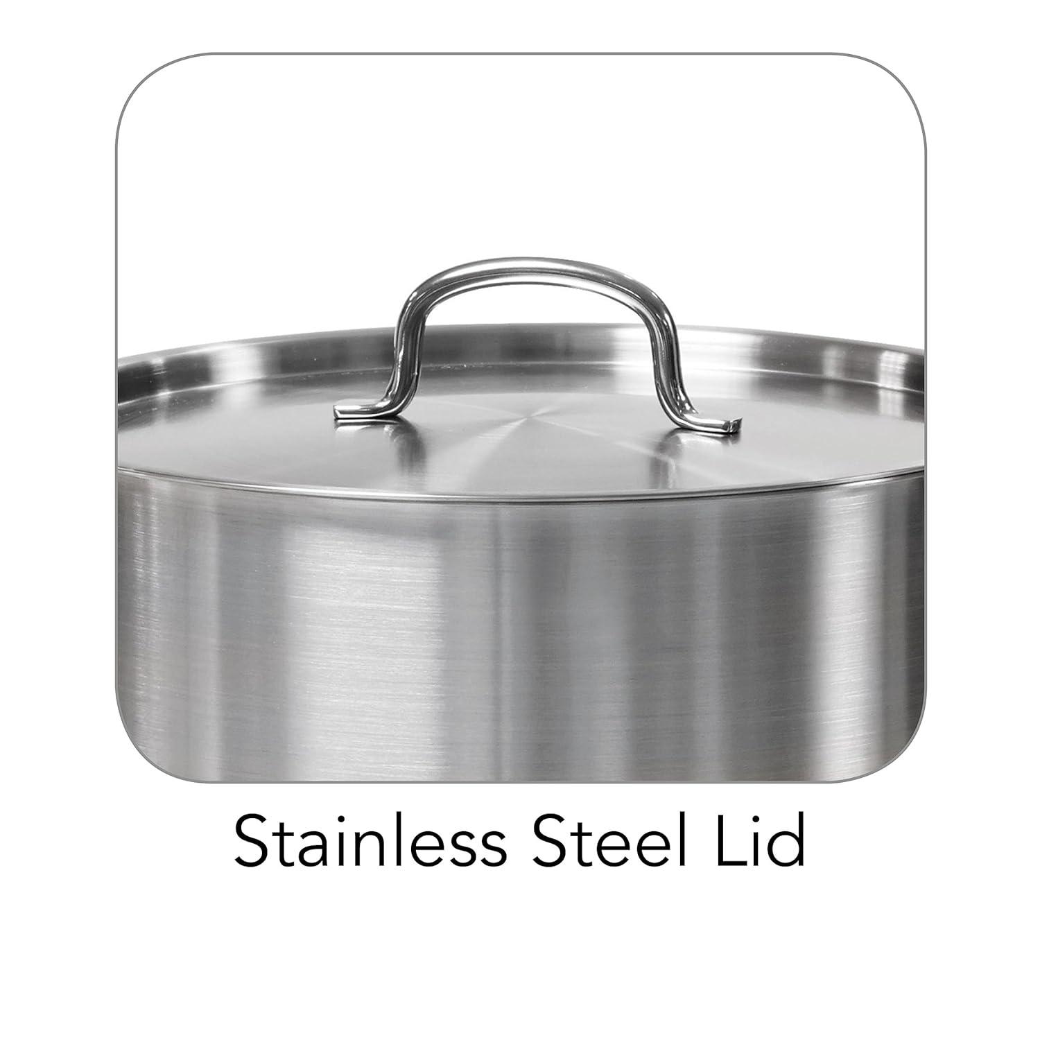 Tramontina Tramontina Gourmet Aluminum Stock Pot with Lid