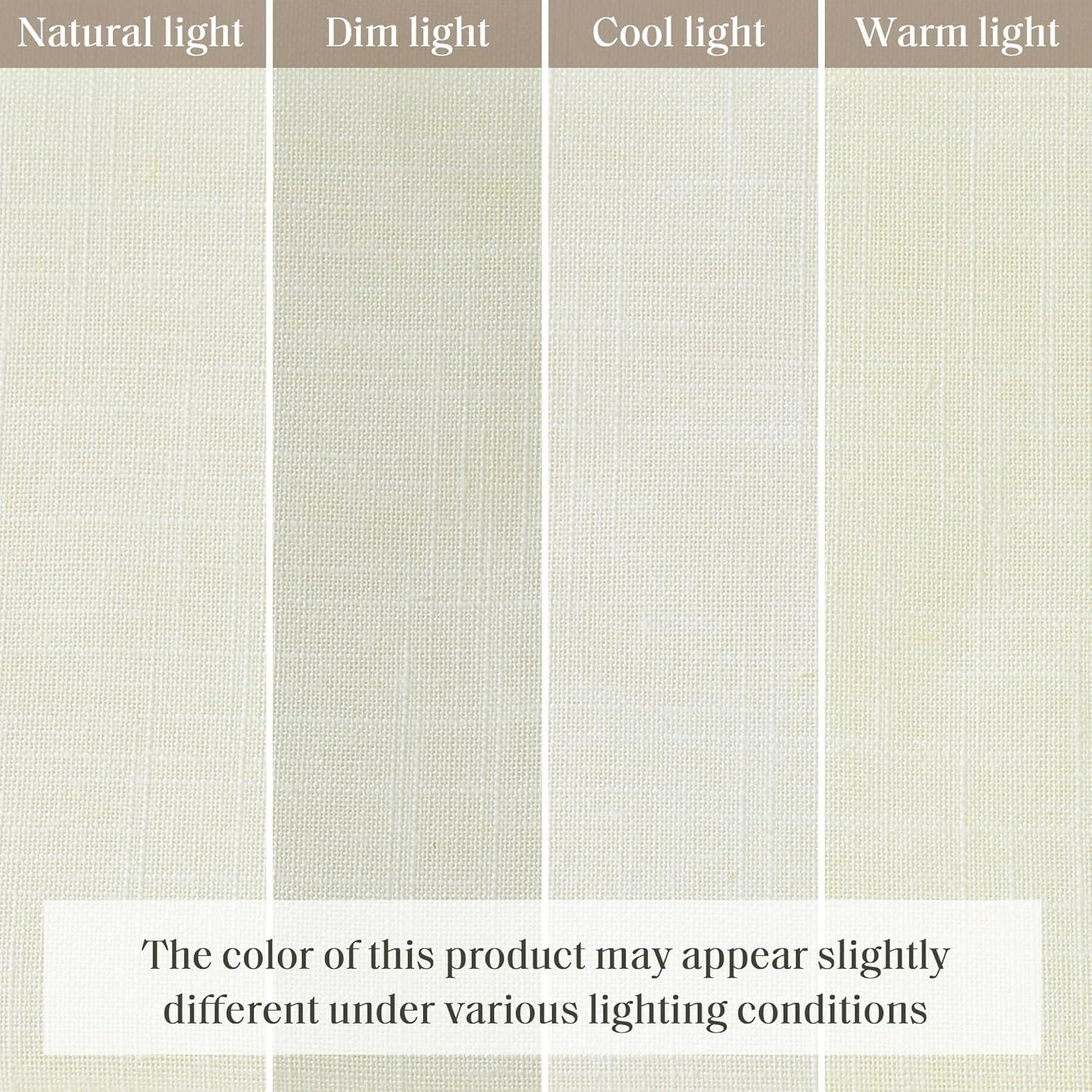 Madison Park Kyler Linen Blend Light Filtering Single Roman Shade