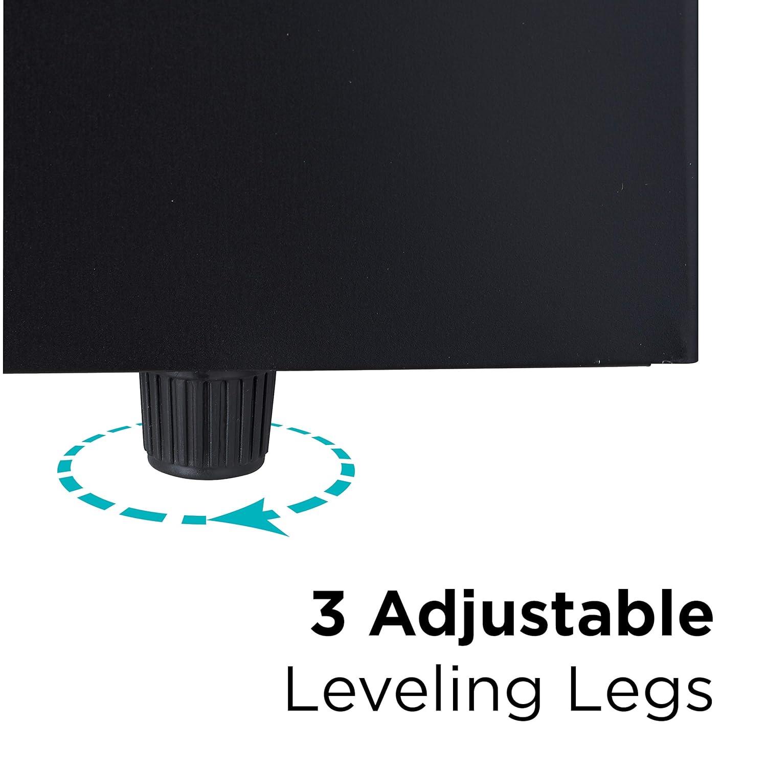 BLACK+DECKER BD6 Series BLACK+DECKER 6 Bottle Wine Cellar,  Mirror Door- Black