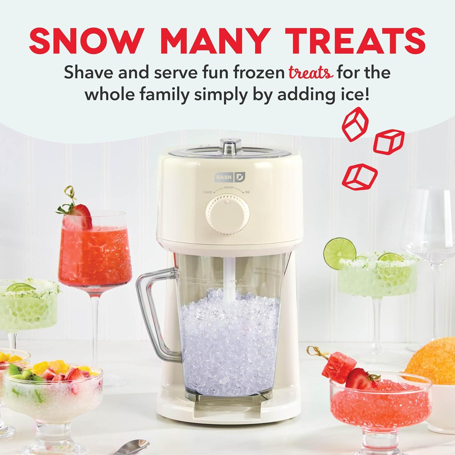 Dash Deluxe Shaved Ice and Slushy Maker - Cream