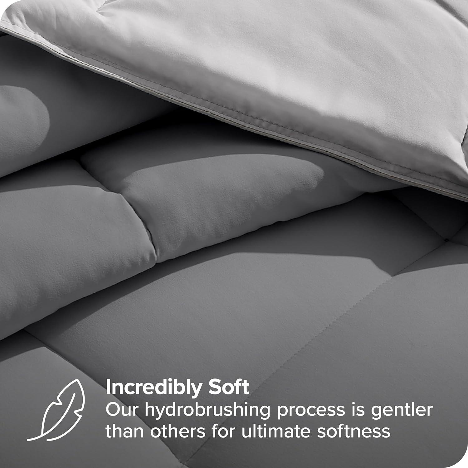 Bare Home 1800 Premium Microfiber Reversible Bed-In-A-Bag