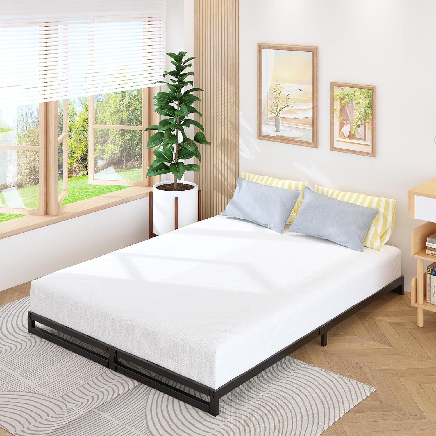 4 Inch Metal Platform Bed Frame