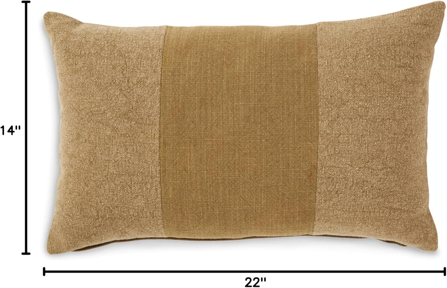 Signature Design by Ashley Contemporary Dovinton Pillow  Honey