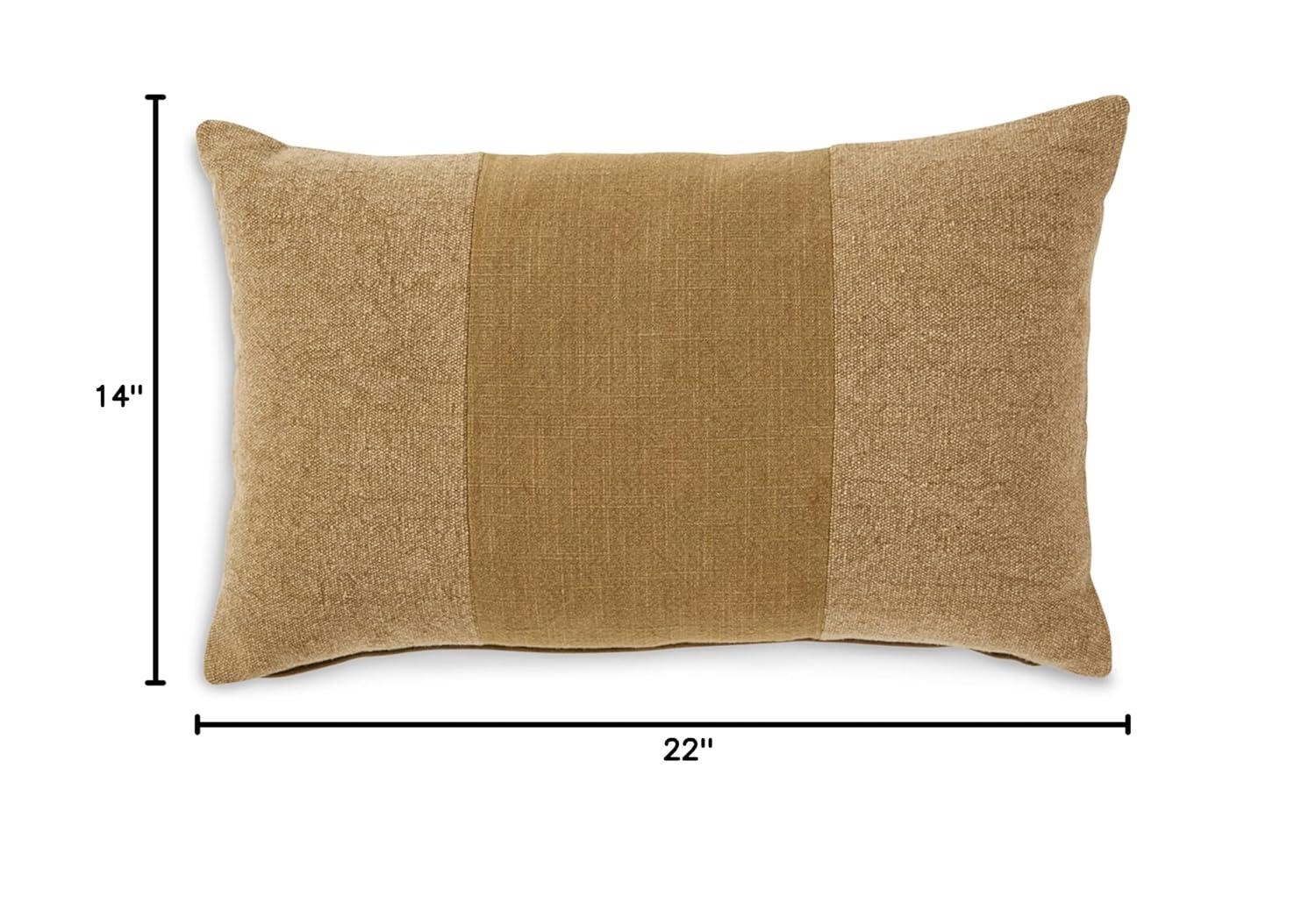 Signature Design by Ashley Contemporary Dovinton Pillow  Honey
