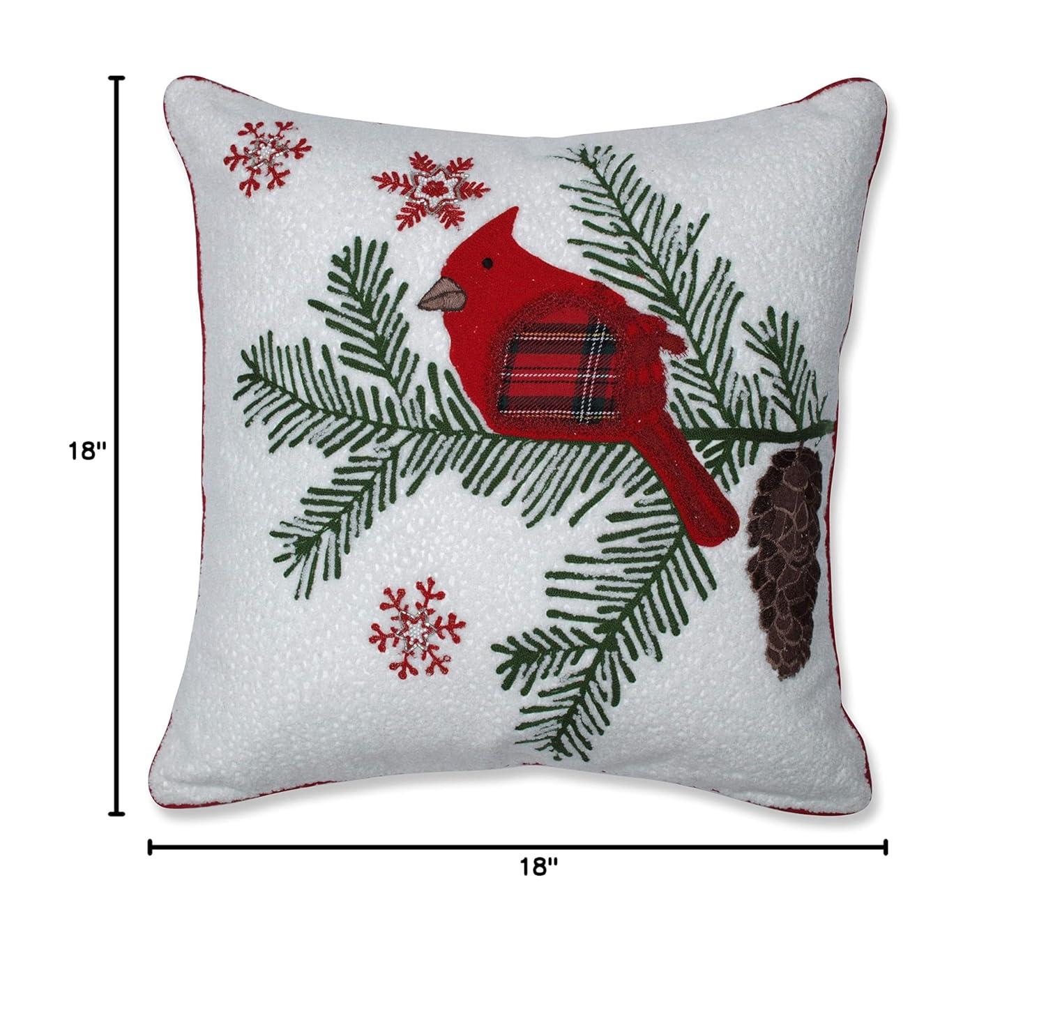 Pillow Perfect Buttons Reversible Throw Pillow